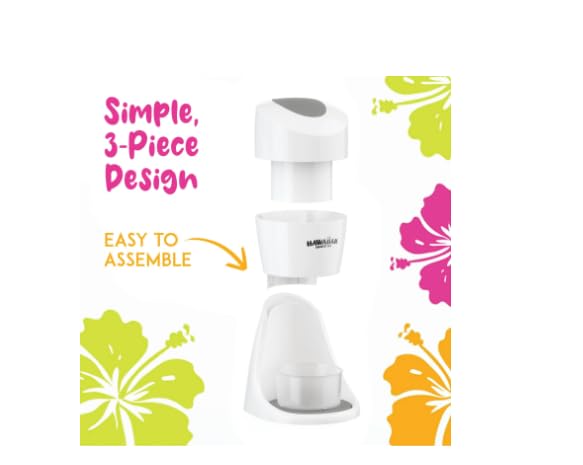 Generic Snow Cone Maker Shaved Ice Machine Party Package with 3 Syrups and Supplies, 8 lbs, White