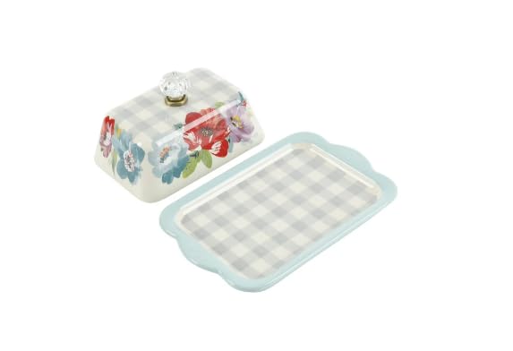 Pioneer Woman Sweet Romance Butter Dish + Cream and Sugar Set