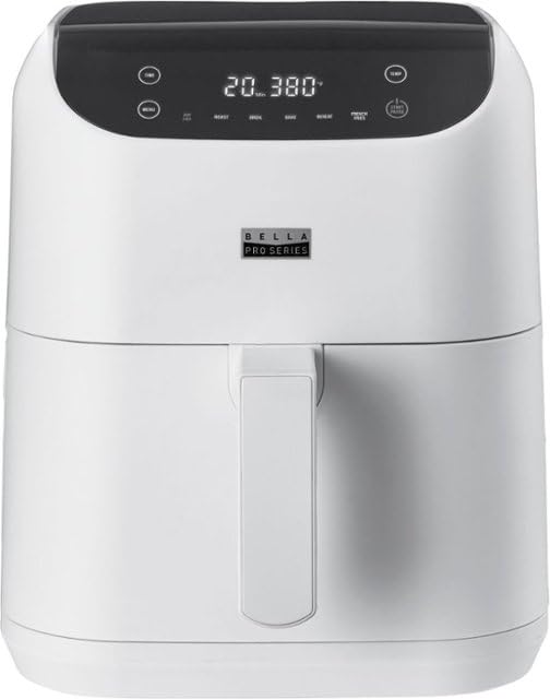 Air Fryer Bella Pro Series 6-qt. White Digital, 90168