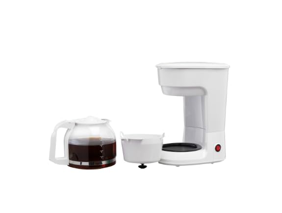 Generic White 12-Cup Drip Coffee Maker Perfect For One Or The Whole Family