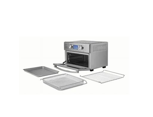Generic Toaster Oven with Built-In Air Fryer – 1800 Watts, Stainless Steel, Multifunctional Cooking with 7 Preset Functions, Large, Silver, 201797