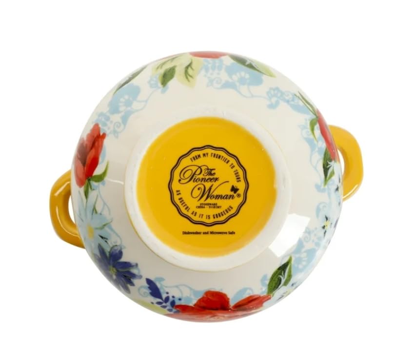 Pioneer Woman Floral Medley 20-Ounce Soup Bowls, 4-Pack