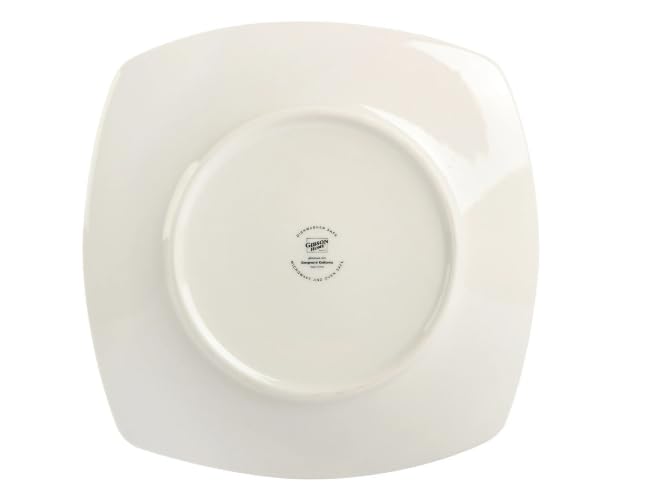 Everyday Home Square White Ceramic Expanded 12-Piece Dinnerware Set