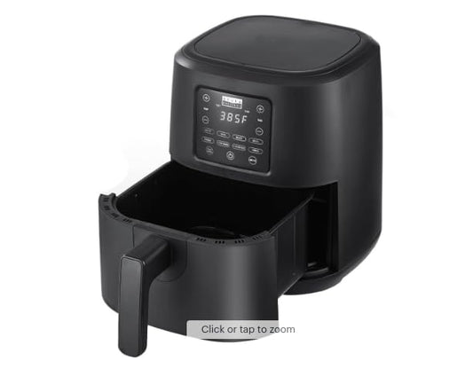 4.2-Quart Digital Air Fryer with Touchscreen Controls – Powerful Heating System, Circular Heat Technology, Quick-Clean Design, Sleek Matte Finish