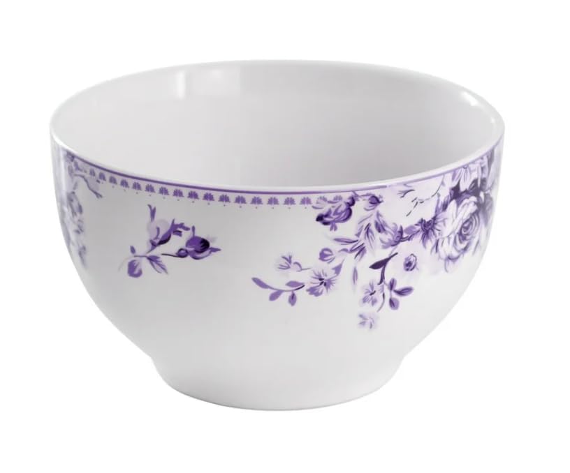 Traditional Rose 16-Piece Stoneware Dinnerware Set – Elegant Floral Design for 4 – Dishwasher & Microwave Safe – Ideal for Special Occasions & Everyday Meals