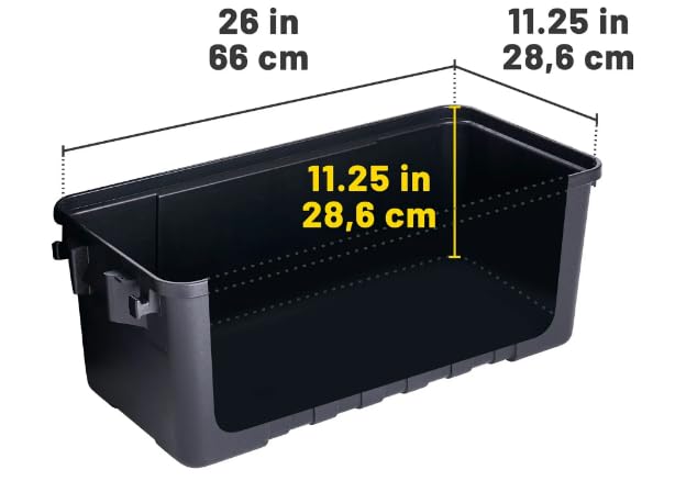Indoor Outdoor Sportsman's Trunk, Desert Tan, 17-Gallon Lockable Storage Box