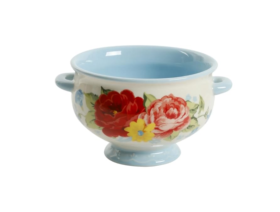 Pioneer Woman Floral Medley 20-Ounce Soup Bowls, 4-Pack