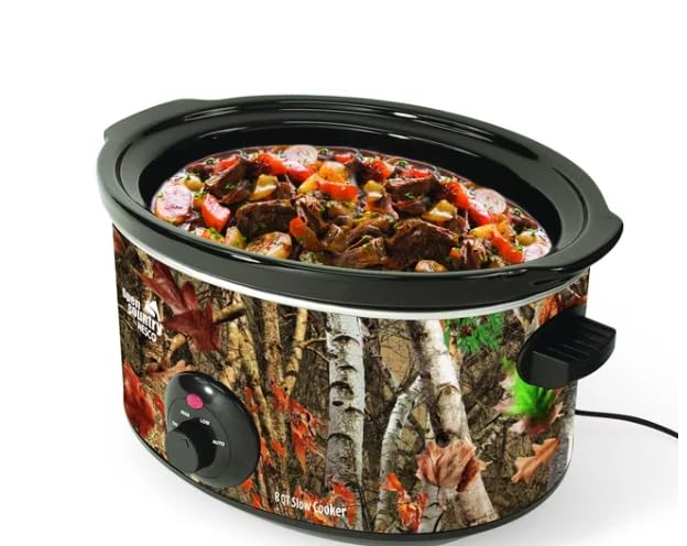 Generic Camouflage Open Country Slow Cooker, 8 Quart