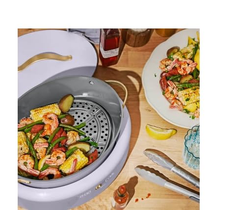 Beautiful 10 in 1 Electric Multi-Cooker by Drew Barrymore 7 Preset Functions, touch Activated Digital Display Perfect For Healthy Meals Lavender