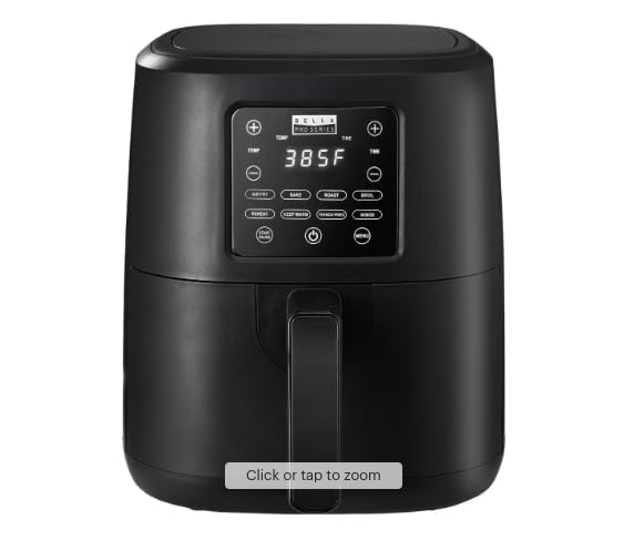 4.2-Quart Digital Air Fryer with Touchscreen Controls – Powerful Heating System, Circular Heat Technology, Quick-Clean Design, Sleek Matte Finish