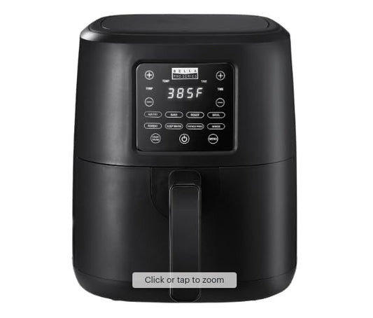 4.2-Quart Digital Air Fryer with Touchscreen Controls – Powerful Heating System, Circular Heat Technology, Quick-Clean Design, Sleek Matte Finish