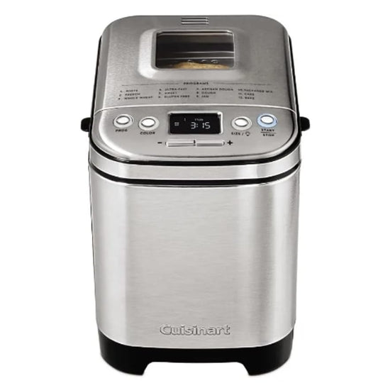 Bread Maker Machine, Compact and Automatic, Customizable Settings, Up to 2lb Loaves