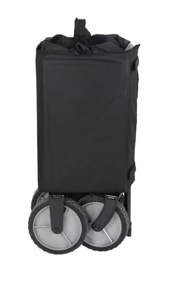 Ozark Trail Multi-Purpose Big Bucket Cart, Durable Black Wagon