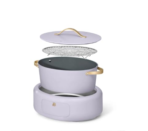 Beautiful 10 in 1 Electric Multi-Cooker by Drew Barrymore 7 Preset Functions, touch Activated Digital Display Perfect For Healthy Meals Lavender